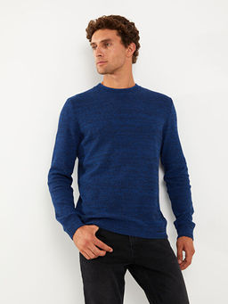 Bisiklet Yaka Erkek Triko Kazak