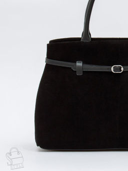 Сумка женская кожаная 8018-1S black Velina Fabbiano-Safenta