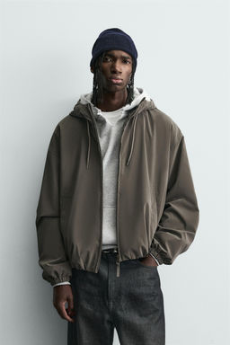 HOODED TECHNICAL JACKET - Zara фото 2