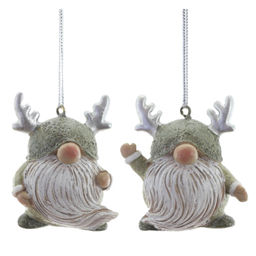 Фигурка декоративная подвесная "Гном", L4 W3,5 H5 см, 2в.