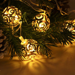 Гирлянда светодиодная 2 м 10 LED Шарики / GN11/уп 100/ - Галеонтрейд фото 3