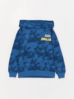 Rahat Kal?p Bask?l? Erkek ?ocuk Hoodie