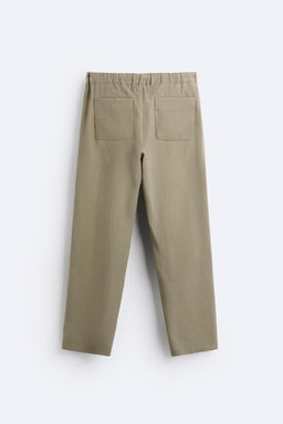 LYOCELL BLEND TROUSERS - Zara фото 6