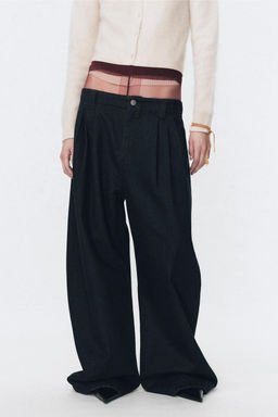WIDE-LEG JEANS WITH DARTS SOSHIOTSUKI X ZARA фото 17
