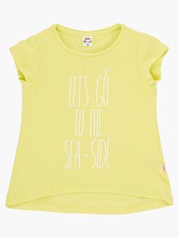 Футболка с принтом UD 0863 желтый - Mini maxi фото 3