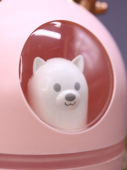 Настольный увлажнитель воздуха - ночник "Cat in a spacesuit", pink, (портативный, USB)