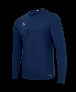 Лонгслив тренировочный JOGEL DIVISION PerFormDRY Training CVC LS Z4, темно-синий