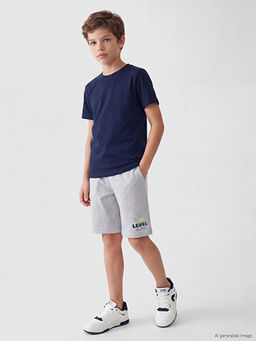 Bask?l? Erkek ?ocuk Pijama ?ort