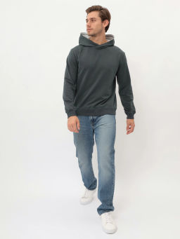 Худи мужское GREG G172-OZ02-2020 (т.изумруд)