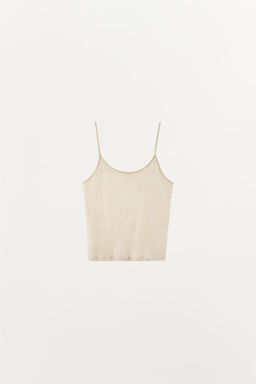 LINEN VEST TOP - Zara фото 6
