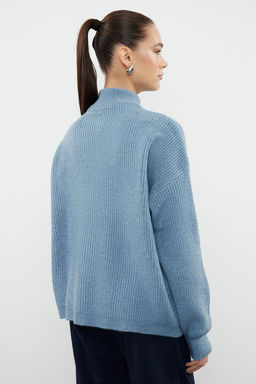 Antrasit Couple Yumusak Dokulu Fermuarl? Triko Kazak TWOAW20XS0009 - Trendyolmilla фото 36