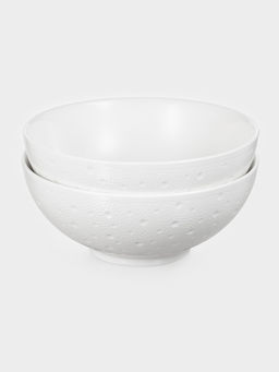 Салатники Magistro Fray, набор 2 шт., 1.45 л, d=20.3 см, фарфор, белые  фото 3