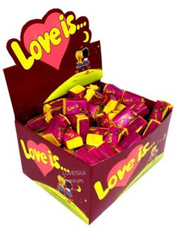Жевательная резинка "Love is" вишня-лимон 100 шт.