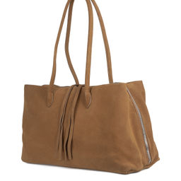 3251 рыжий, Женская замшевая сумка, Barcelo Biagi