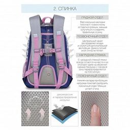 RG-162-1 Рюкзак школьный - Grizzly фото 3