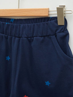 Beli Lastikli Bask?l? K?z ?ocuk ?ort - Waikiki фото 3