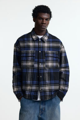 Sobrecamisa de franela Oversized Fit - H&m фото 6