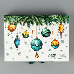 Цена за 5 шт. Коробка под 12 конфет с ячейками С Новым годом! 18.5 х 13.5 х 3.5 см - Дарите счастье фото 4