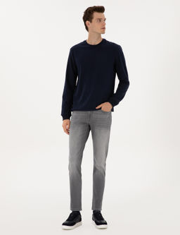 Gri Slim Fit Jean Pantolon - Pierre cardin фото 3