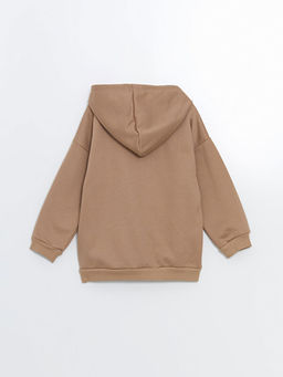 Kap??onlu Bask?l? Erkek Bebek Sweatshirt - Waikiki фото 3