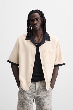 CONTRAST EMBROIDERY SHIRT - Zara фото 2