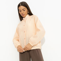 Бомбер фактурный из органзы, Неоновая нежность - Charutti фото 2