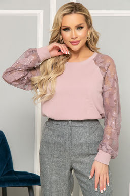 Джемпер Анна (пудра) Б4956 - Lt collection фото 9