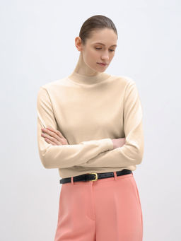 Conso/KTL 240711 - beige Водолазка женская