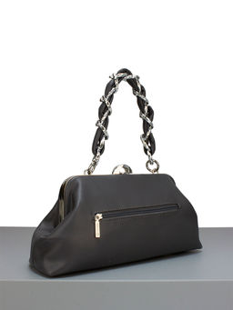 LACCOMA сумка Паола-22-Л815-темно-серый эко кожа хлопок фото 3