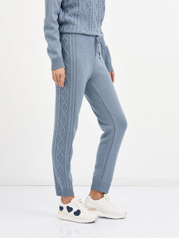 брюки женские из шерсти с косами - Glenfield фото 3