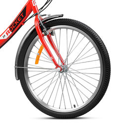 Велосипед 24" Rocket City Fold S 24, цвет красный, размер 16"