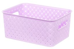 Корзинка 3 л 23,5*17,3*10,5 см Береста светло-лавандовая