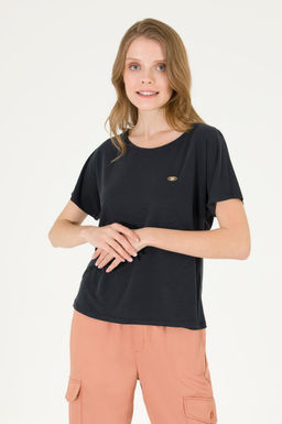 U. S. Polo Assn Женская черная футболка с круглым вырезом - U.s. polo assn фото 15