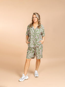 Костюм шорты и блузка (вискоза) №25-227-4 (Лето 2025) - Ганг фото 2