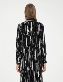 Siyah Comfort Fit Uzun Kollu G_mlek - Pierre cardin фото 5