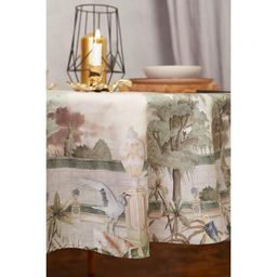 Скатерть Этель Райский сад d=150 +/-3 см  фото 5