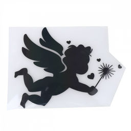 Термотрансфер флуоресцентный арт.TBY.1254 Ангел 9х12см, уп.10шт