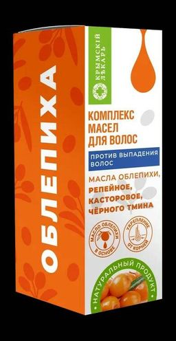 Комплекс масел Против выпадения волос, 25г - Крымский лекарь фото 2