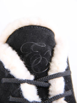 Ботинки EDART 308.927bе.Черный замша+бежевый/байка - Ed'art фото 3