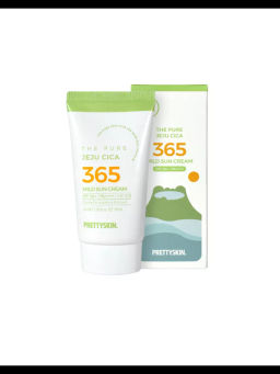 Крем для лица солнцезащитный успокаивающий - The Pure Jeju Cica 365 Mild Sun Cream, 50 мл