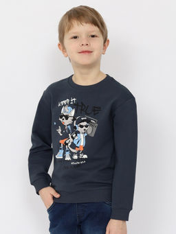 CRB wear/CSKB 63741-48-391 Джемпер для мальчика,темно-серый/Ex.Cherubino