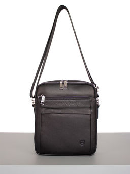 LACCOMA сумка 3765-3-черный натуральная кожа