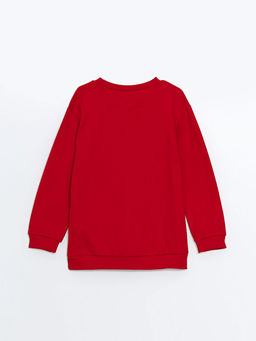 Bisiklet Yaka Atat?rk Bask?l? Erkek Bebek Sweatshirt - Waikiki фото 3