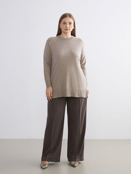 Bisiklet Yaka Kad?n Triko Kazak