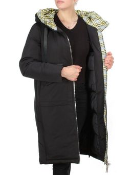 2166 BLACK Пальто зимнее женское MONGEDI (200 гр. холлофайбера) - Fashion фото 8