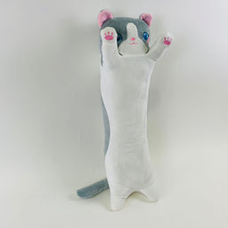 Мягкая игрушка Котик батон голубые глазки длинный 90 см - Storyland фото 3