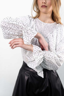 Блузка Мина (белый) - Nadi bordo фото 6