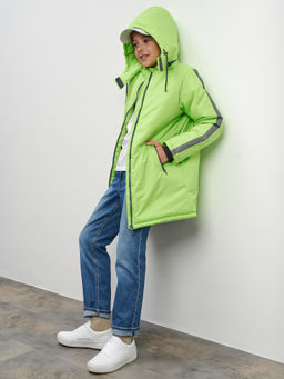 Парка для мальчика "Оникс" салатовый