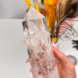 Кристалл из Горного Хрусталя на подставке