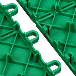 Цена за 11 шт. Модульное покрытие, 30 × 30 см, пластик, зелёное, 1 шт.